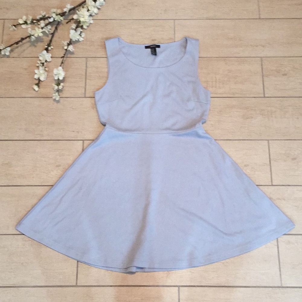 🔥5/25 sale🔥F21 Light Blue Fit & Flare Dress